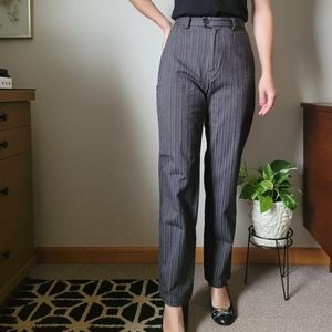 VTG | High Waisted Pin Stripe Trousers